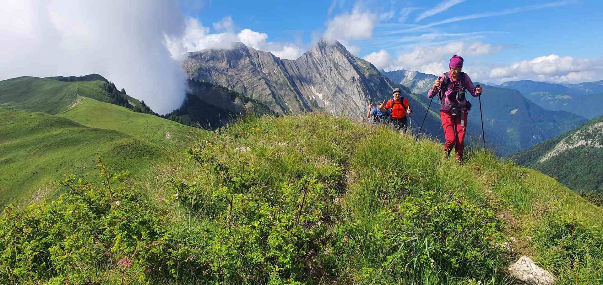 Skyline des Bauges : 14 sommets de plus de 2000 m en 4 jours