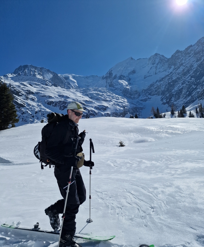 TMB = Tour du mont Blanc, version ski de rando, une première!