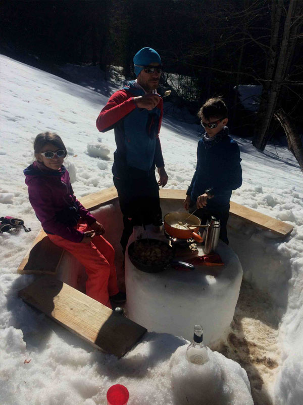 Week-end tipi en famille